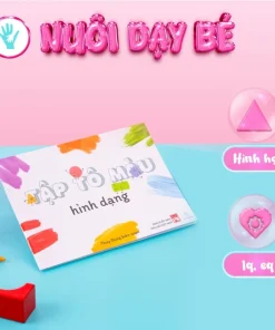 Quyển vẽ tranh đen trắng (36 trang) - Chủ đề hình dạng, giúp bé nhận biết, mở rộng tư duy không gian